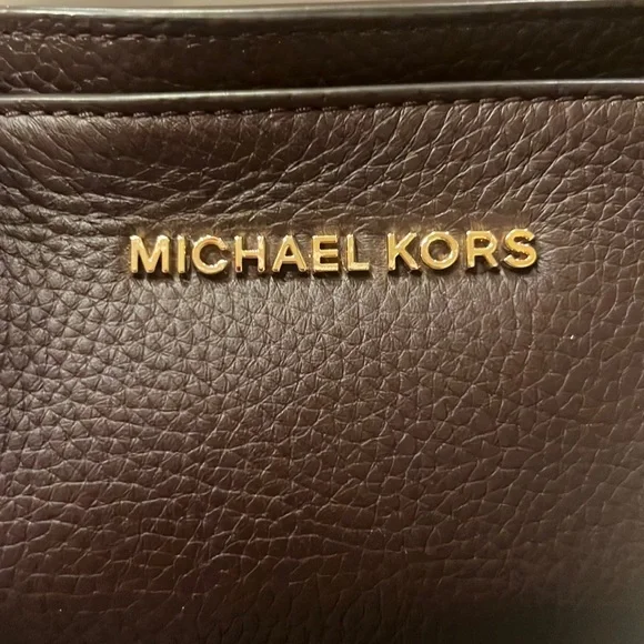 NWT Beautiful Michael Kors - Bedford Pocket Pebbled Leather Tote Bag - Picture 3 of 7